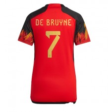 Belgien Kevin De Bruyne #7 Hemmatröja Dam VM 2022 Korta ärmar